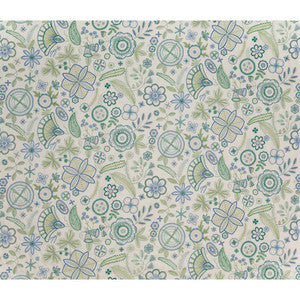 Eden Blue Green BFC-3710.523.0 By Lee Jofa Designer Fabric