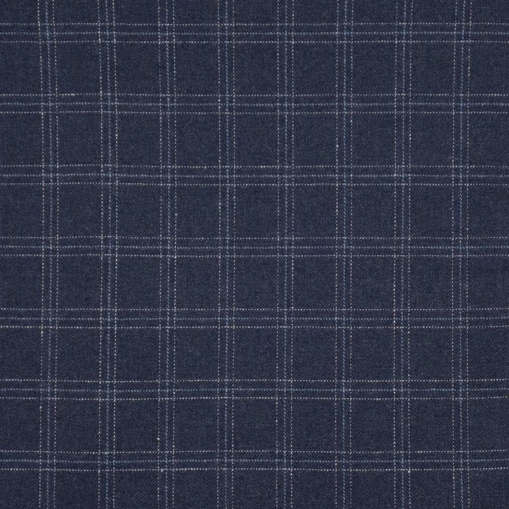 Barrie # 418 Indigo by Maxwell Designer Fabric Menswear Ii-Plaids & Checks 40% WOOL
35% POLYESTER
15% NYLON
10% ACRYLIC INDIA V-3.4" H-3.4" 55" - Swanky Fabrics -