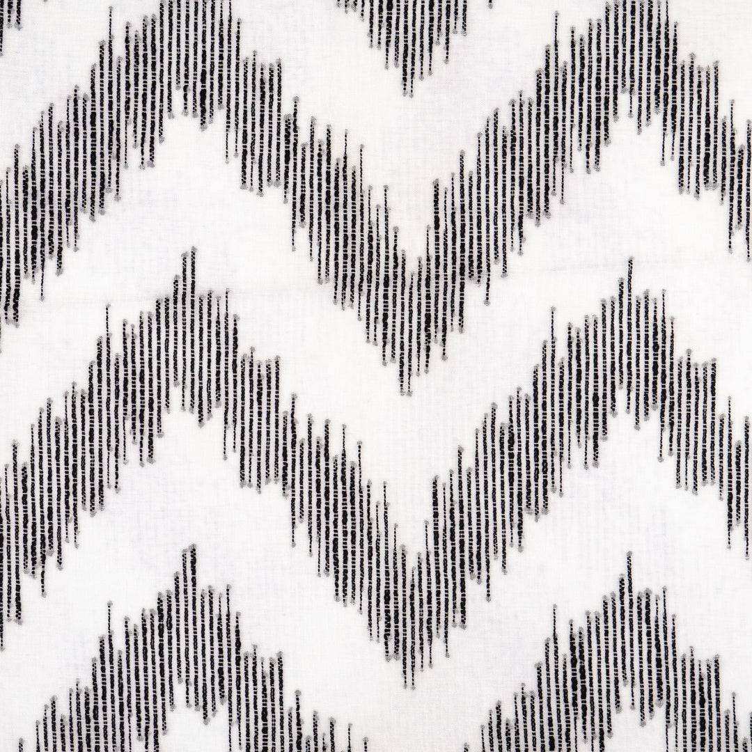 Bolton # 314 Ink by Maxwell Designer Fabric Sheer Escape 100% POLYESTER TURKEY V-21.3" H-7.9" 118" - Swanky Fabrics -