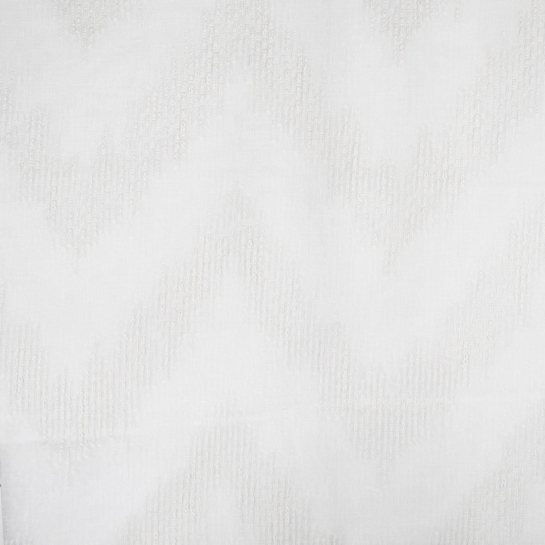 Bolton # 321 Pearl by Maxwell Designer Fabric Sheer Escape 100% POLYESTER TURKEY V-21.3" H-7.9" 118" - Swanky Fabrics -