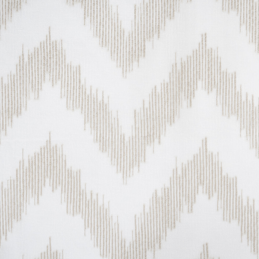 Bolton # 338 Linen by Maxwell Designer Fabric Sheer Escape 100% POLYESTER TURKEY V-21.3" H-7.9" 118" - Swanky Fabrics -