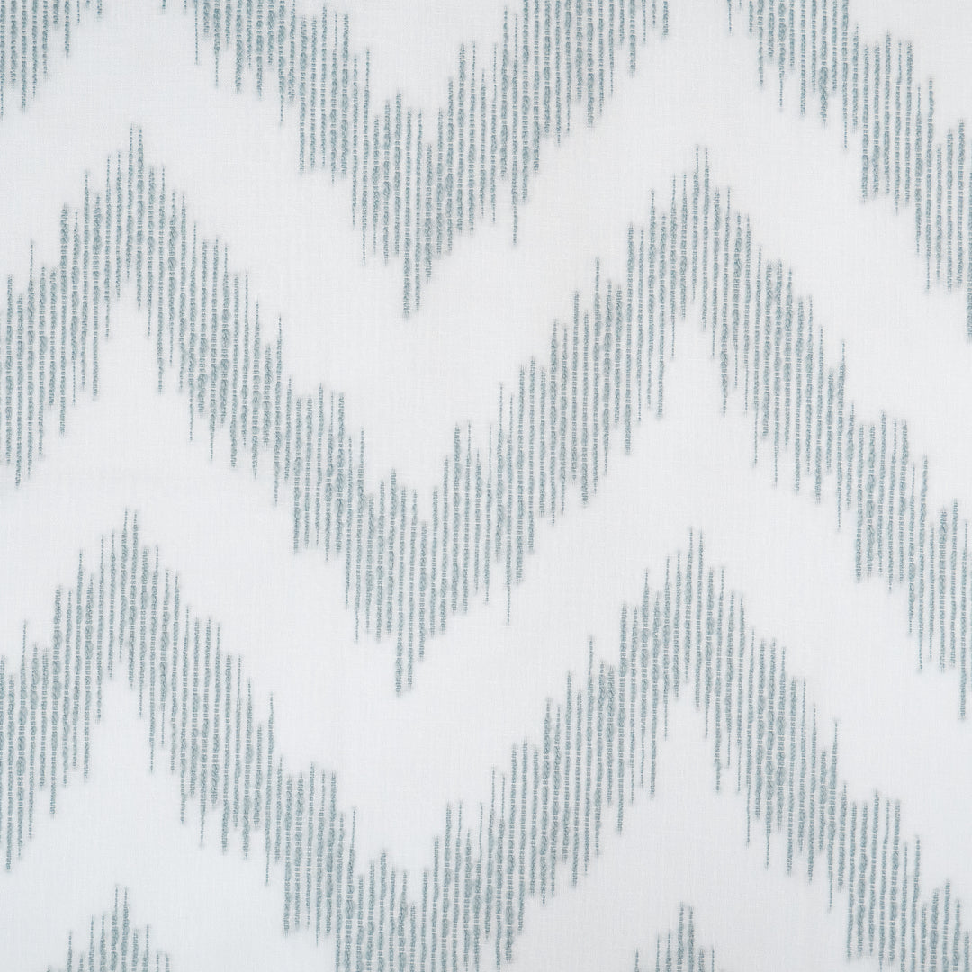 Bolton # 350 Sky by Maxwell Designer Fabric Sheer Escape 100% POLYESTER TURKEY V-21.3" H-7.9" 118" - Swanky Fabrics -