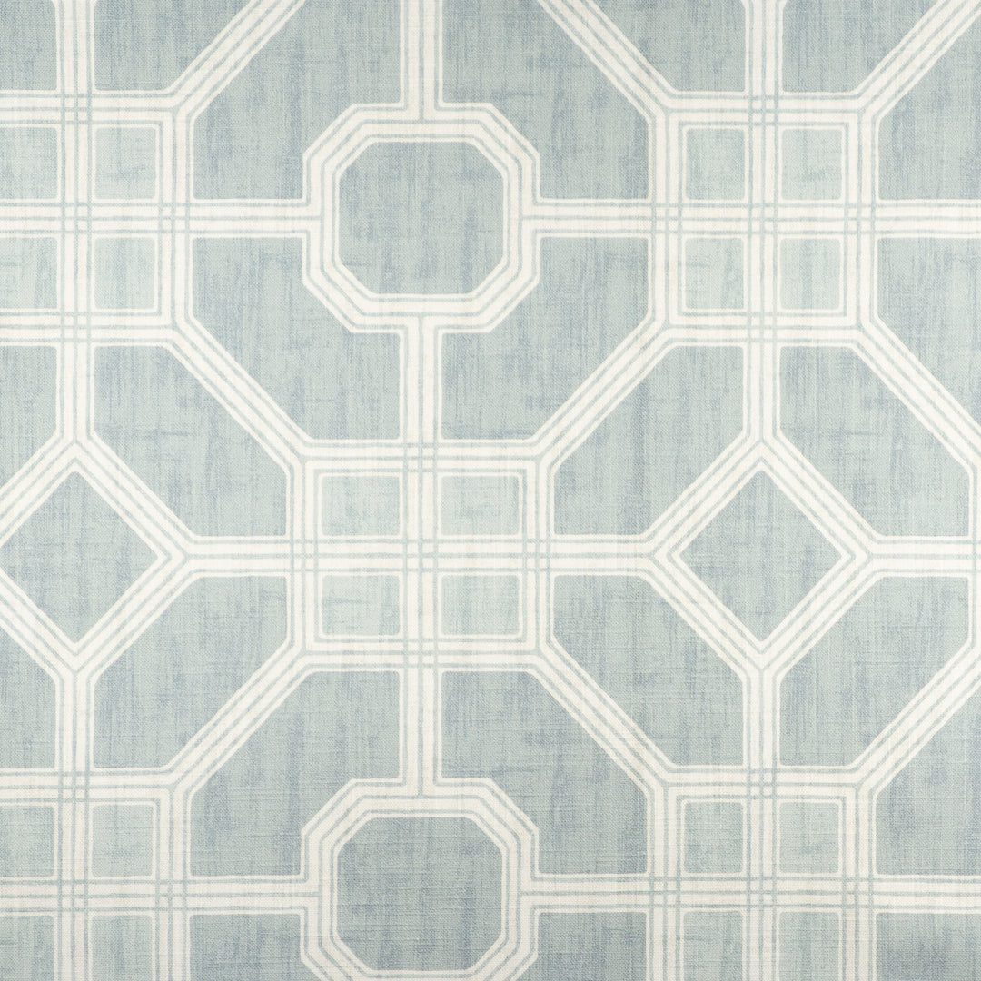 Bradley # 616 Aqua by Maxwell Designer Fabric Color Theory-Vol. X Juniper 100% COTTON SPAIN V-13.5" H-13.5" 54" - Swanky Fabrics -