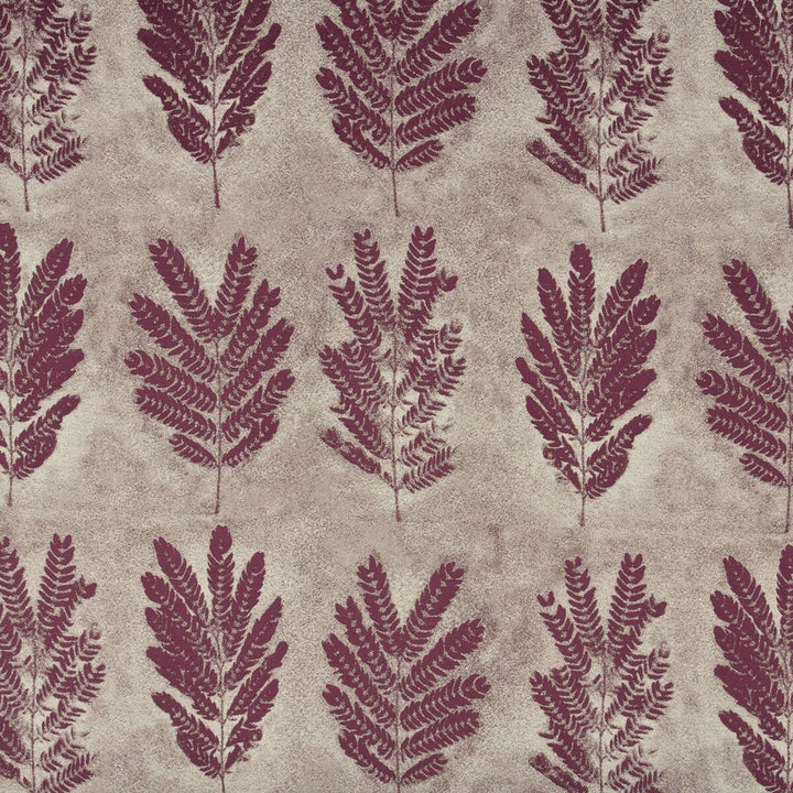 Biblos 1 Bordeaux by Marcus William Designer Fabric MARCUS WILLIAM JAPURA 52%POL 29%LIN 19%COT INDIA MARTINDALE WEAR TEST (24 000 CIRCULAR RUBS) </p><p>Repeat: 20.25 54 in - Swanky Fabrics -