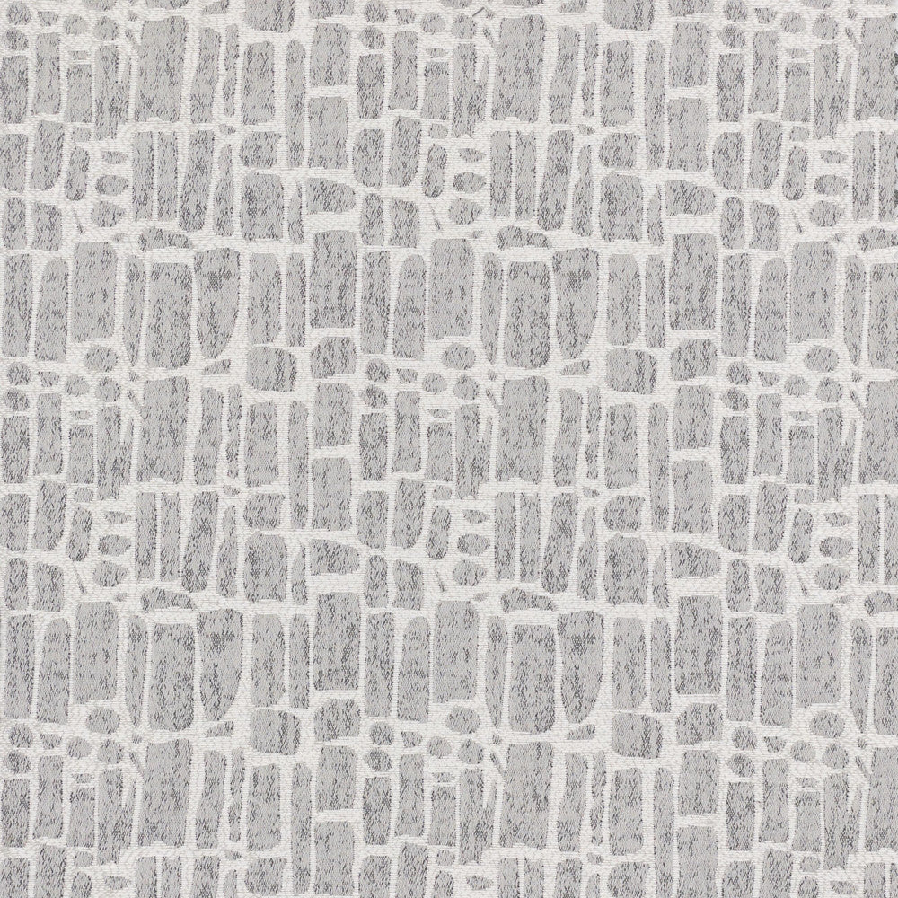 Biloxi 2 Nickel by Stout Designer Fabric COLOR MY WINDOW PUMICE/STONE 100%POL INDIA Horizontal: 3.250 and Vertical: 3.000 55 in - Swanky Fabrics -