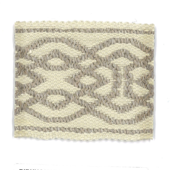 Birkhoff 2 Stone by Stout Designer Trim TREND ALERT TRIM 41%COT 34%LIN 22%SVI 3%POL CHINA Horizontal: 2.75 and Vertical: 0 2.38 in - Swanky Fabrics -