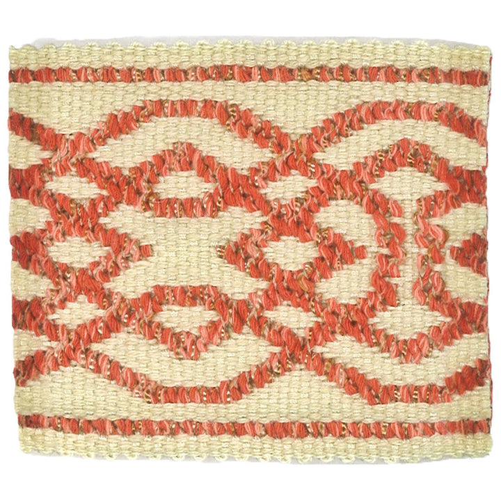 Birkhoff 7 Coral by Stout Trim Stout Trim Birkhoff 7 CoralTrim TREND ALERT TRIM 41%COT 34%LIN 22%SVI 3%POL CHINA </p><p>Repeat: H: 2.750, V: 0.000 2.38 in - Fabric Carolina -