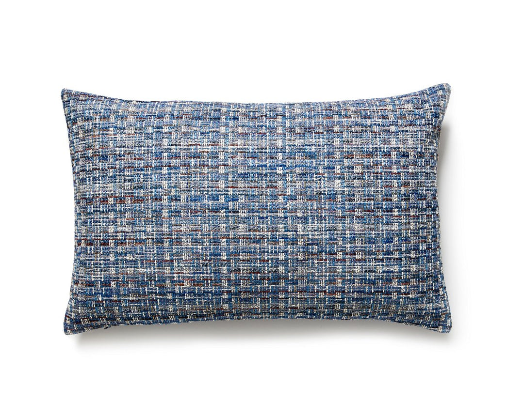 Faye Pillow 14 X 22 - Blue Wood BILBDKFAYE0001 by Scalamandre Designer Pillow