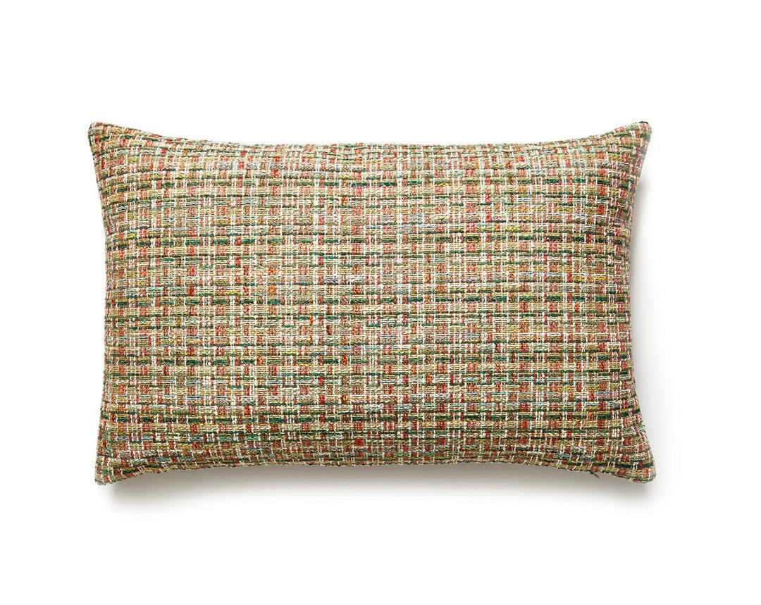 Faye Pillow 14 X 22 - Olive Coral BILBDKFAYE0005 by Scalamandre Designer Pillow