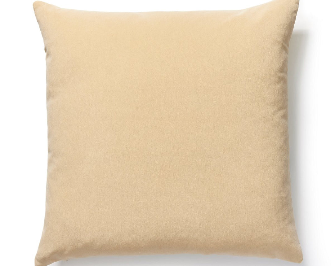 Richmond Velvet Pillow 22 X 22 - Chamois BKRICHPILL0003 by Scalamandre Designer Pillow
