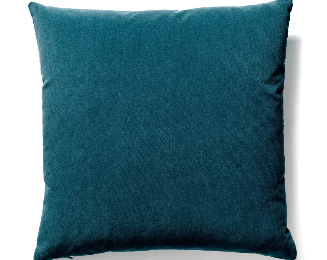Richmond Velvet Pillow 22 X 22 - Peacock BKRICHPILL0013 by Scalamandre Designer Pillow