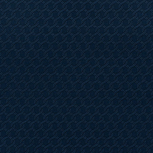 Chain Weave/Navy Bk 0005K65120 by Boris Kroll Designer Fabric