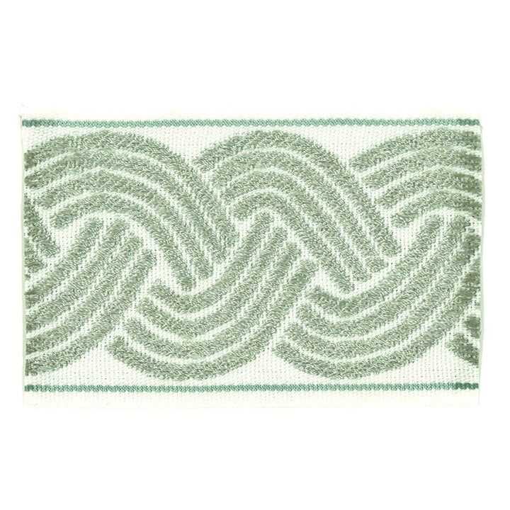 Blenheim 6 Aloe by Stout Designer Trim Insights Trim 56% Polyester 44% Spun Viscose CHINA Horizontal: 2.875 and Vertical: 0 2.63 in - Swanky Fabrics -