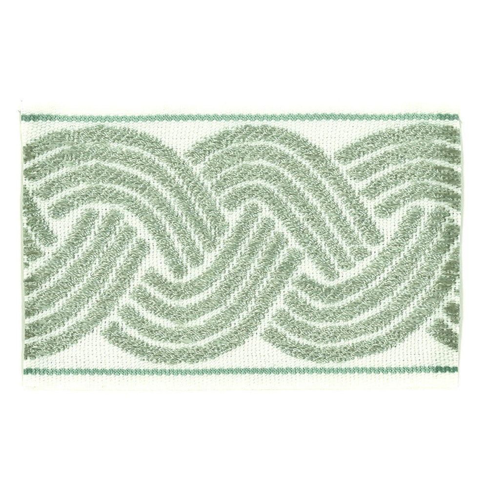 Blenheim 6 Aloe by Stout Designer Trim INSIGHTS TRIM 56%POL 44%SVI CHINA Horizontal: 2.875 and Vertical: 0 2.63 in - Swanky Fabrics -