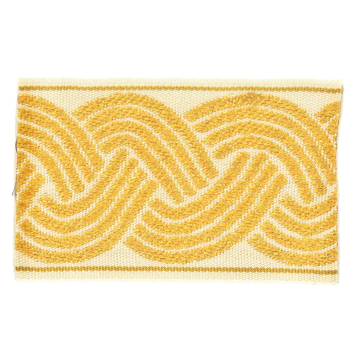 Blenheim 7 Straw by Stout Designer Trim INSIGHTS TRIM 56%POL 44%SVI CHINA Horizontal: 2.875 and Vertical: 0 2.63 in - Swanky Fabrics -