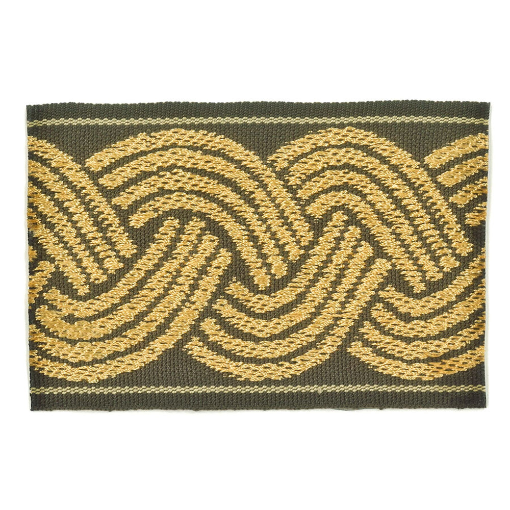 Blenheim 9 Slate by Stout Designer Trim Insights Trim 56% Polyester 44% Spun Viscose CHINA Horizontal: 2.875 and Vertical: 0 2.63 in - Swanky Fabrics -
