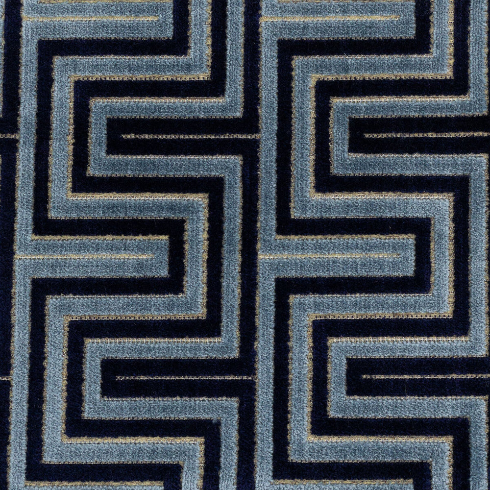 Blitz 1 Denim by Stout Fabric Stout Fabric Blitz 1 DenimFabric COMFORTABLE LIVING HAZE/NAVY 51%SVI 49%POL INDIA </p><p>Repeat: H: 3.500, V: 3.500 55 in - Fabric Carolina -