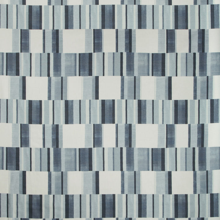 Blockstack Chambray by Kravet Basics Designer Fabric NATE BERKUS WELL-TRAVELED COTTON - 90%;LINEN - 10% Pakistan MEDIUM Horizontal: 18 and Vertical: 23.625 54 - Swanky Fabrics -