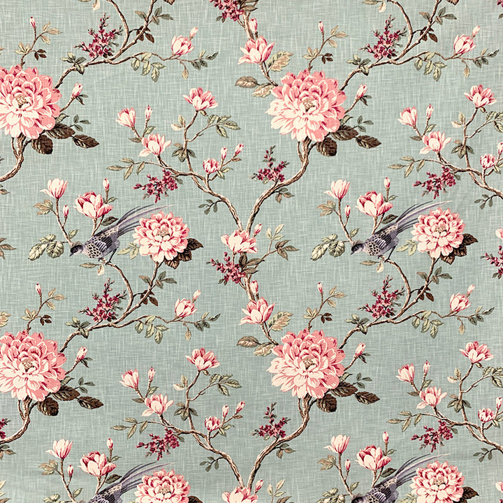 Blooming Jay by Magnolia Designer Fabric - 100% Cotton Pakistan 50000 Horizontal: 27 and Vertical: 25.13 54.5 - Swanky Fabrics -