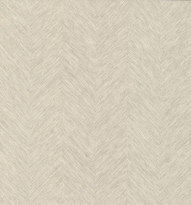 Chevron Cream Metallic Wallpaper by Antonina Vella Designer