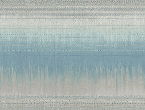 Desert Textile Blue Wallpaper by Antonina Vella Designer