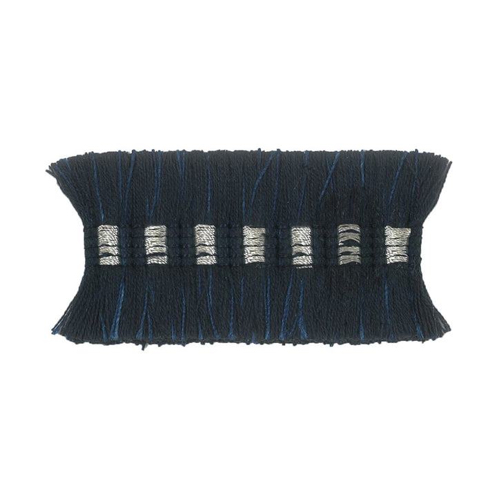 Boho 3 Denim by Stout Designer Trim METROPOLITAN 62%ACR 33%POL 5%SVI CHINA </p><p>Repeat: 0 1.75 in - Swanky Fabrics -