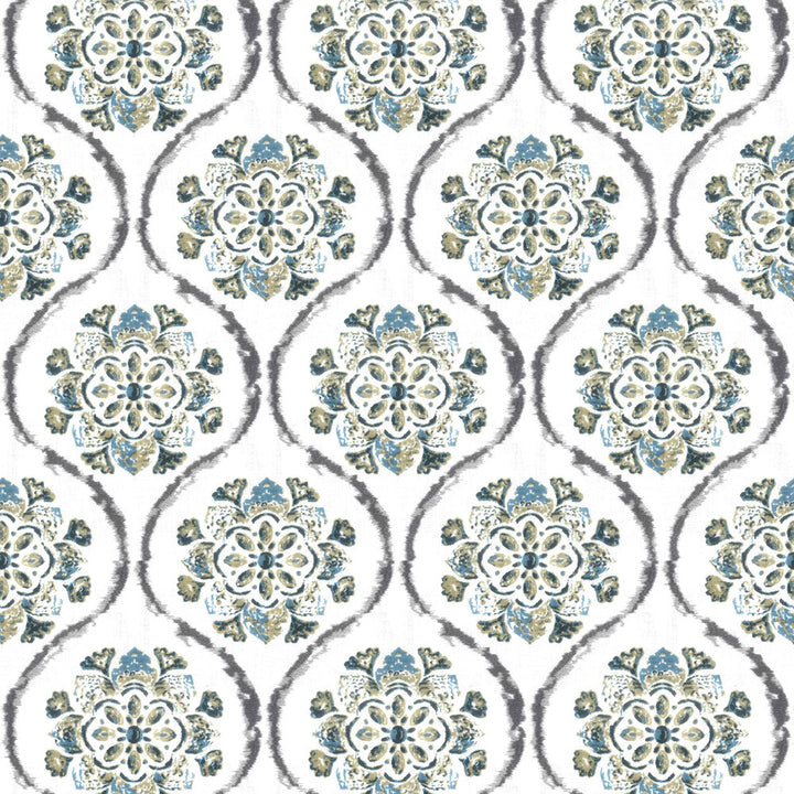 Bokadam 3 Denim by Aoc Fabric Aoc Fabric Bokadam 3 DenimFabric RAINBOW LIBRARY HORIZON/LAKE 100%COT %VEMB INDIA </p><p>Repeat: H: 8.875, V: 11.375 54 in - Fabric Carolina -