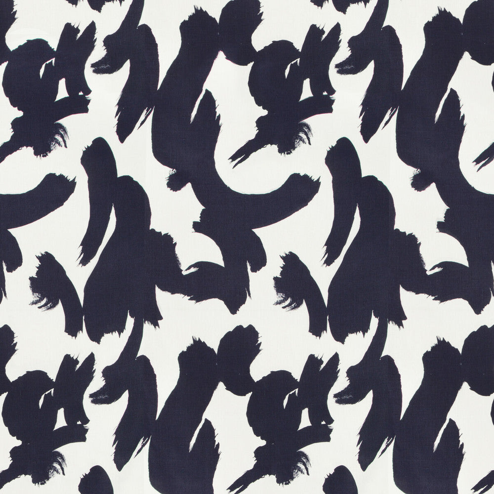 Boldstroke Navy by Kravet Design Designer Fabric KATE SPADE AMUSEMENTS LINEN - 100% China MEDIUM Horizontal: 27 and Vertical: 36 54 - Swanky Fabrics -