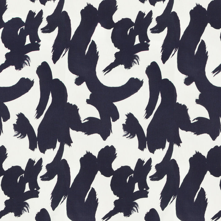 Boldstroke Navy by Kravet Design Designer Fabric KATE SPADE AMUSEMENTS LINEN - 100% China MEDIUM Horizontal: 27 and Vertical: 36 54 - Swanky Fabrics -