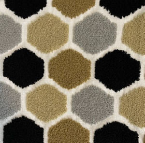 Bounce Black Tan by Norbar Designer Fabric