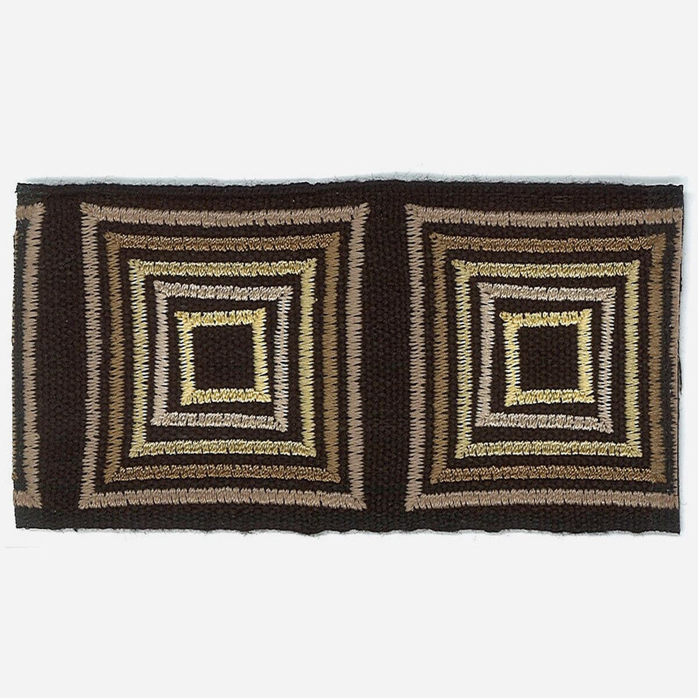 Boxcar 1 Onyx by Stout Designer Trim ACCENTS TAPES & BORDERS 100%SVI CHINA Horizontal: 2 and Vertical: 0 2 in - Swanky Fabrics -