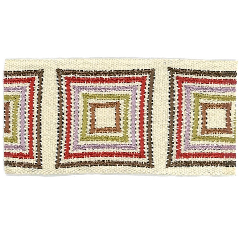Boxcar 3 Mineral by Stout Designer Trim Accents Tapes & Borders 100% Spun Viscose CHINA Horizontal: 2 and Vertical: 0 2 in - Swanky Fabrics -