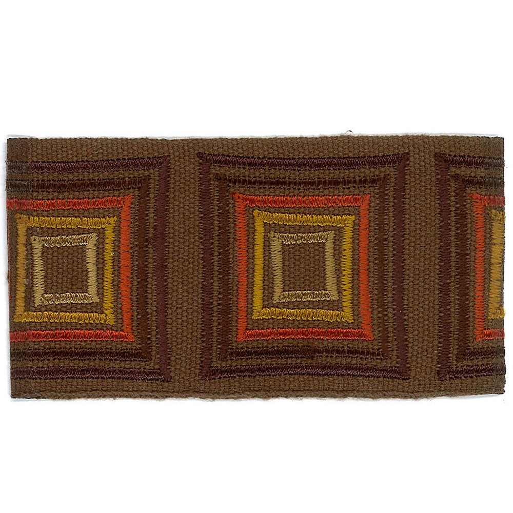 Boxcar 4 Java by Stout Designer Trim ACCENTS TAPES & BORDERS 100%SVI CHINA </p><p>Repeat: 0 2 in - Swanky Fabrics -