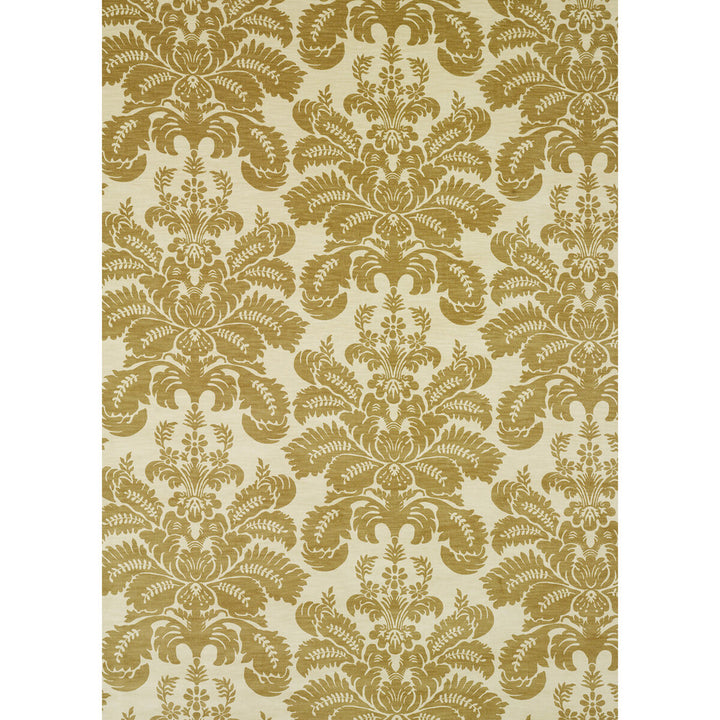 Marchmont Damask Bronze by G P & J Baker Designer Fabric SIMPLY DAMASK COTTON - 100% Portugal HEAVY Horizontal: 26.792 and Vertical: 17.336 53.978 - Swanky Fabrics -