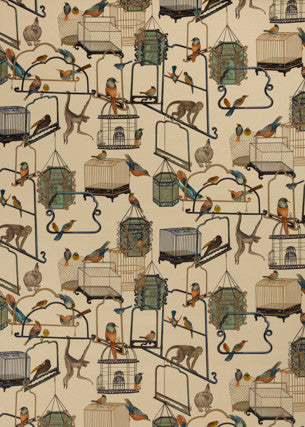 Menagerie Velvet Parchment by G P & J Baker Fabric G P & J Baker Fabric Menagerie Velvet ParchmentFabric COSMOPOLITAN COTTON - 88%;POLYESTER - 12% Austria </p><p>Repeat: H: 53.978, V: 39.4 53.978 - Fabric Carolina -