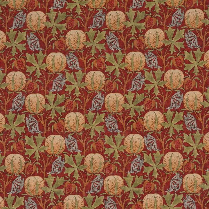 Pumpkins Red/Green by G P & J Baker Fabric G P & J Baker Fabric Pumpkins Red/GreenFabric ORIGINALS V VISCOSE - 85%;LINEN - 15% United Kingdom </p><p>Repeat: H: 14.184, V: 13.396 53.978 - Fabric Carolina -