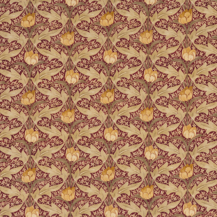 Tulip & Jasmine Red/Ochre by G P & J Baker Fabric G P & J Baker Fabric Tulip & Jasmine Red/OchreFabric ORIGINALS V VISCOSE - 85%;LINEN - 15% United Kingdom </p><p>Repeat: H: 13.396, V: 13.396 53.978 - Fabric Carolina -