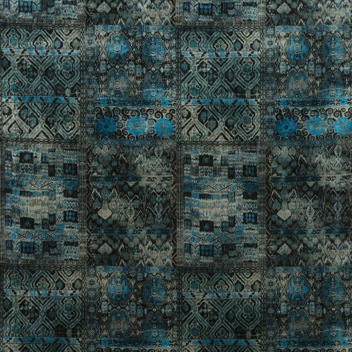 Rio Indigo by G P & J Baker Fabric G P & J Baker Fabric Rio IndigoFabric RIO VELVETS VISCOSE - 55%;COTTON - 45% Italy </p><p>Repeat: H: 26.792, V: 36.248 53.584 - Fabric Carolina -