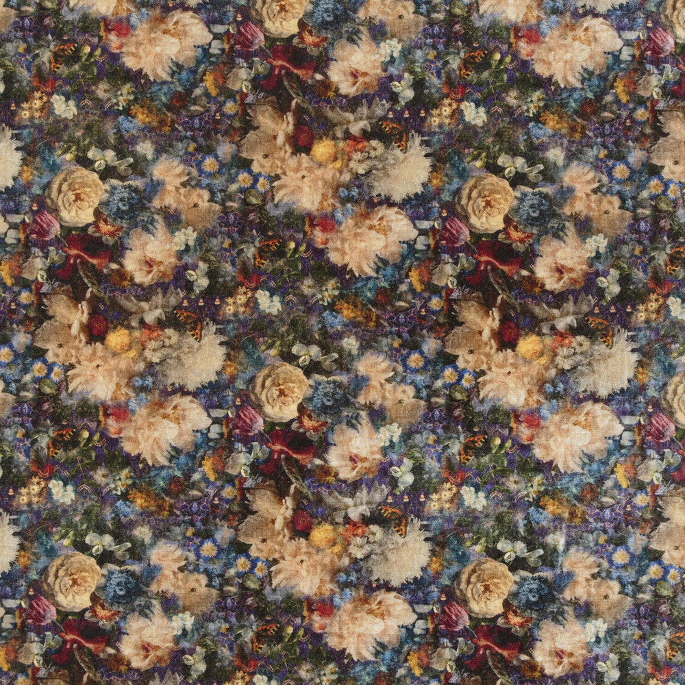 Royal Garden Velvet Sapphire by G P & J Baker Fabric G P & J Baker Fabric Royal Garden Velvet SapphireFabric HISTORIC ROYAL PALACES VISCOSE - 55%;COTTON - 45% Italy </p><p>Repeat: H: 27.186, V: 25.216 53.978 - Fabric Carolina -