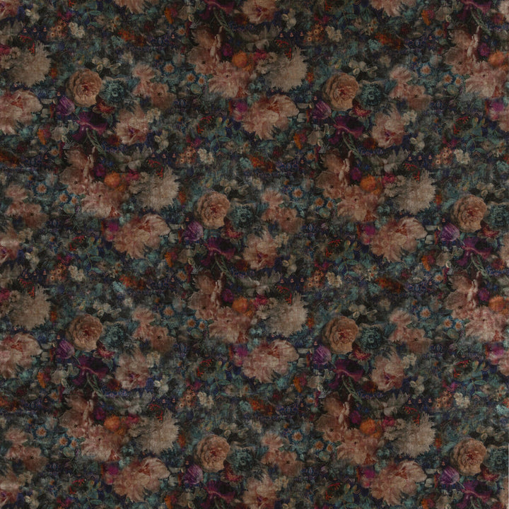 Royal Garden Velvet Jewel by G P & J Baker Designer Fabric HISTORIC ROYAL PALACES VISCOSE - 55%;COTTON - 45% Italy HEAVY Horizontal: 27.186 and Vertical: 25.216 53.978 - Swanky Fabrics -