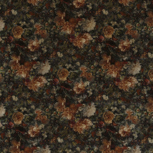 Royal Garden Velvet Amber/Jade by G P & J Baker Designer Fabric