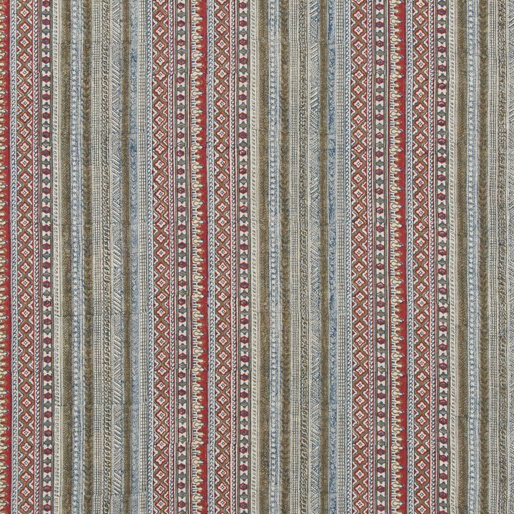 Kapisi Indigo by G P & J Baker Designer Fabric EAST TO WEST LINEN - 100% India Horizontal: 14.381 and Vertical: 5.122 57.524 - Swanky Fabrics -