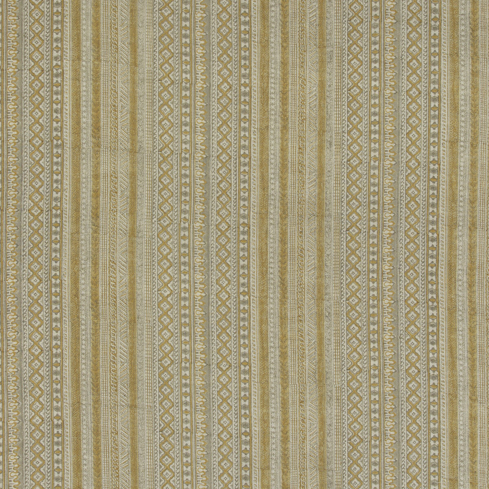 Kapisi Ochre by G P & J Baker Designer Fabric EAST TO WEST LINEN - 100% India - Horizontal: 14.381 and Vertical: 5.122 57.524 - Swanky Fabrics -