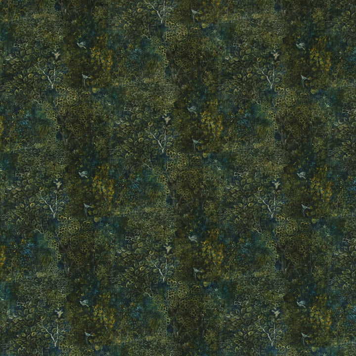 Persian Garden Velvet Peacock by G P & J Baker Designer Fabric EAST TO WEST VISCOSE - 55%;COTTON - 45% Italy HEAVY Horizontal: 27.186 and Vertical: 15.76 54.372 - Swanky Fabrics -