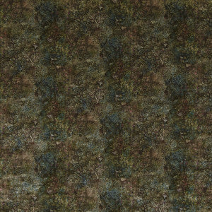 Persian Garden Velvet Teal/Spice by G P & J Baker Designer Fabric