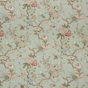 Oriental Bird Signature Eau De Nil by G P & J Baker Designer Fabric