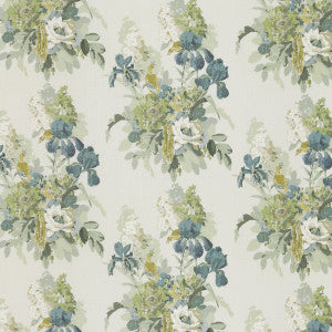 Bird & Iris Soft Teal by G P & J Baker Designer Fabric