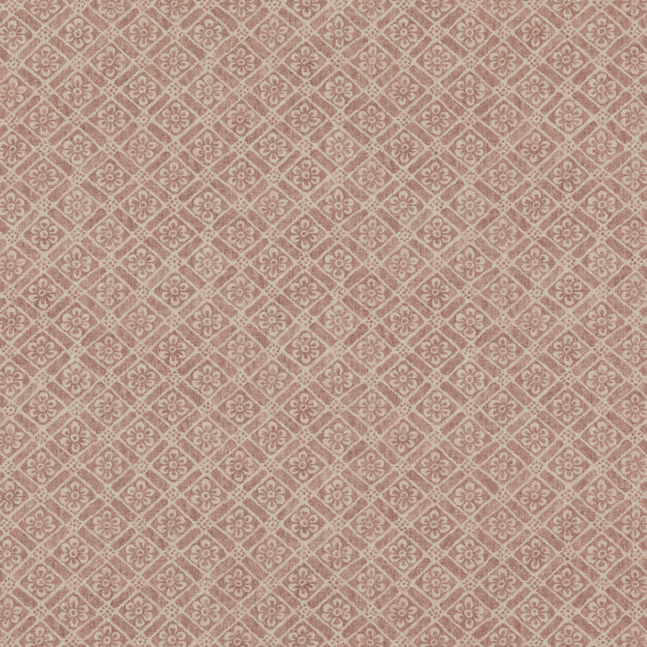 Moreton Trellis Spice by G P & J Baker Designer Fabric SIGNATURE PRINTS LINEN - 100% Thailand Horizontal: 7.486 and Vertical: 9.85 52.796 - Swanky Fabrics -
