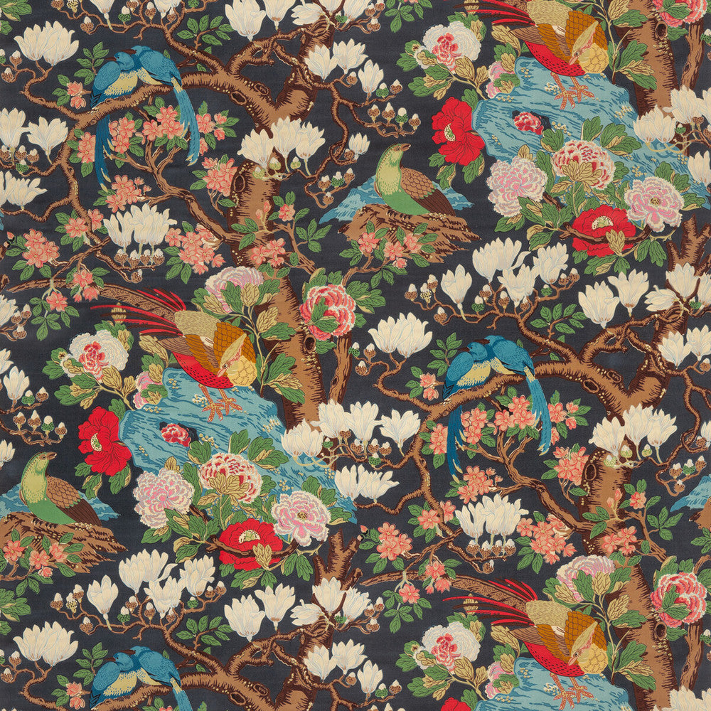 Rockbird Velvet Indigo by G P & J Baker Fabric G P & J Baker Fabric Rockbird Velvet IndigoFabric SIGNATURE VELVETS COTTON - 90%;POLYESTER - 10% Thailand </p><p>Repeat: H: 47.28, V: 40.582 47.28 - Fabric Carolina -