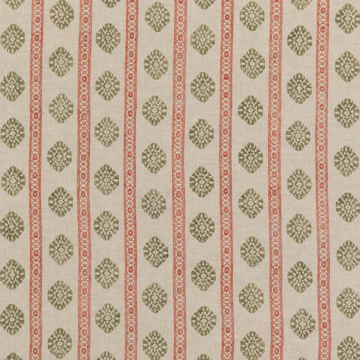 Alma Red/Green by G P & J Baker Fabric G P & J Baker Fabric Alma Red/GreenFabric COROMANDEL SMALL PRINTS LINEN - 100% India </p><p>Repeat: H: 7.683, V: 3.94 53.978 - Fabric Carolina -
